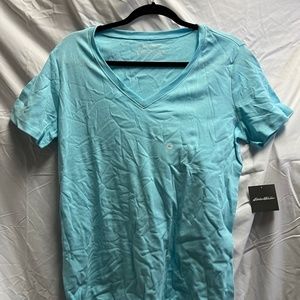 Eddie Bauer Short-Sleeve V-Neck T-Shirt